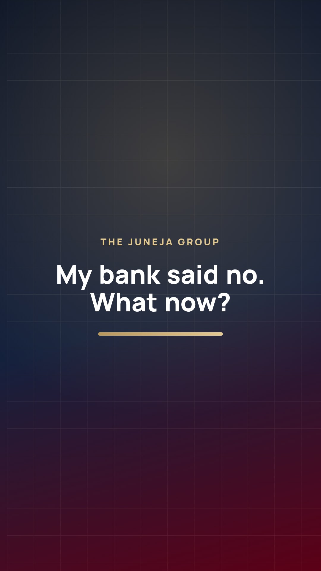 My bank declined my mortgage — what are my options?